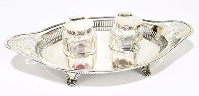 Lot 2213 - HAWKSWORTH, EYRE & CO LTD; a Edward VII twin...