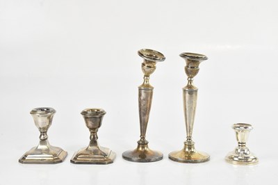 Lot 483 - F H ADAMS & CO; a pair of George V hallmarked...
