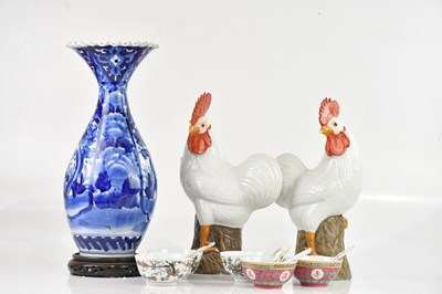 Lot 1544 - A pair of contemporary Japanese ceramic models...