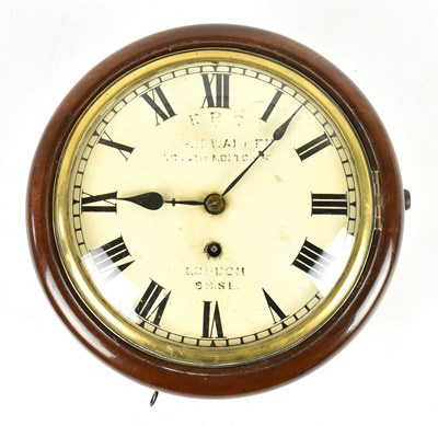 Lot 1469 - JOHN WALKER SOUTH MOLTON STREET, LONDON; a 19th century railway clock