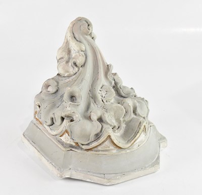 Lot 283 - A Victorian Pugin style composite wall bracket,...