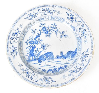 Lot 256 - An 18th century Liverpool tin glazed porcelain...