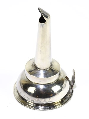 Lot 2215 - A George III hallmarked silver and later white...