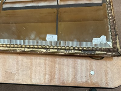 Lot 27 - A 19th century gilt framed rectangular wall...