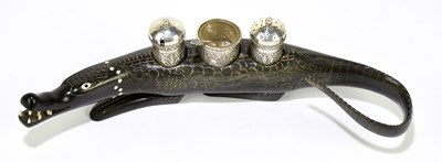 Lot 2361 - An Asian, possibly Egyptian, silver novelty...