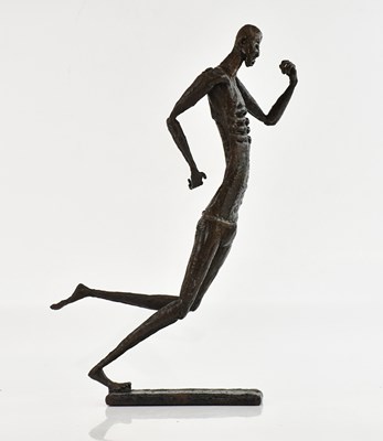 Lot 1204 - CHARLES FRAUGHAN; a welded steel sculpture,...