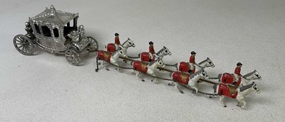 Lot 2010 - LESNEY; a large model of the Royal State Coach,...