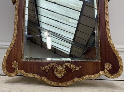 Lot 28 - A 19th century style mahogany and gilt work...