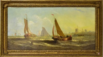Lot 489 - WILLIAM CALLCOTT KNELL (fl. 1848-1879); oil on...