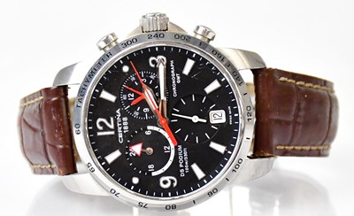 Lot 1169 - CERTINA; a DS Podium gents stainless steel...