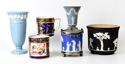 Lot 271 - Two large gilt-heightened and floral decorated...