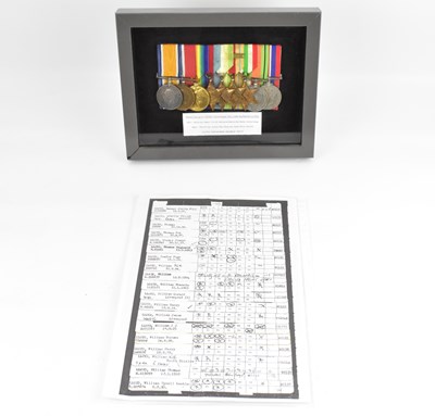 Lot 536 - A nine-medal group awarded to Store-Keeper...