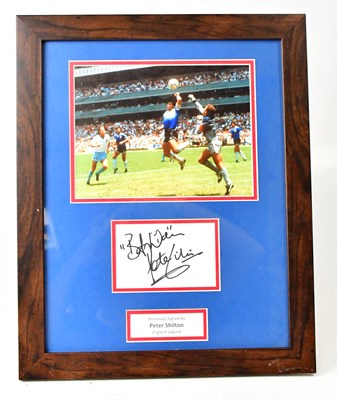 Lot 544 - PETER SHILTON; a photograph of the infamous...