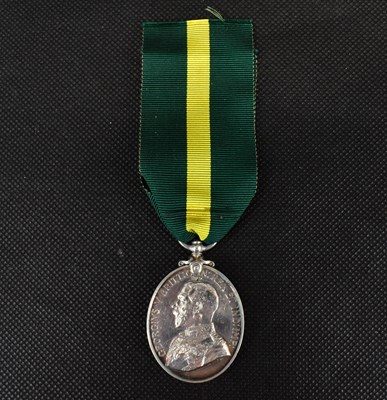Lot 526 - A George V Territorial Force Medal awarded to...