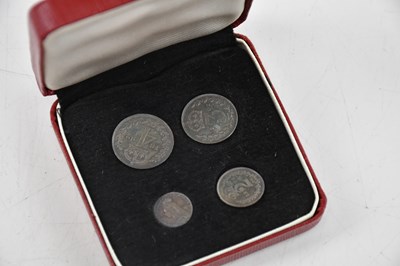 Lot 2531 - A Victorian silver four piece Maundy set, 1892.