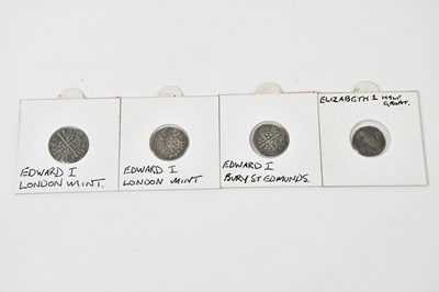Lot 2516 - Three Edward I silver groats, London and Bury...