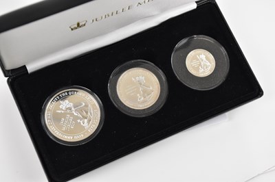Lot 2570 - A Queen Elizabeth II Sapphire Jubilee solid...