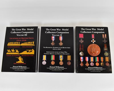 Lot 501 - Three volumes of 'The Great War Medal...