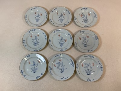 Lot 30 - An unusual set of nine circa 1800 Chinese...