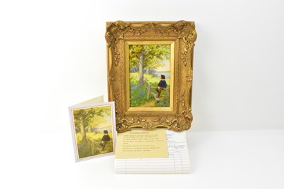 Lot 802 - PERCY TARRANT (1881-1930); oil on board,...