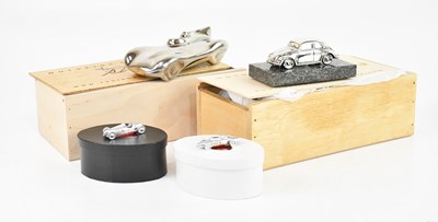 Lot 1489 - ROBIN BARK, MOTOR ART; two model sculptures in...
