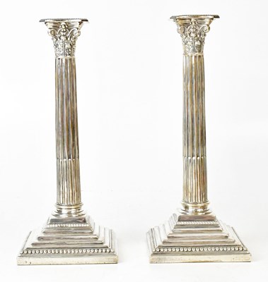 Lot 906 - WALKER & HALL; a pair of Victorian hallmarked...