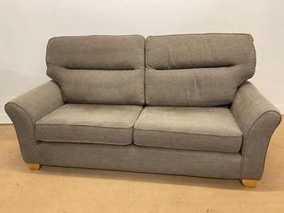 Lot 2767 - G PLAN; a large two seat sofa, upholstered in...