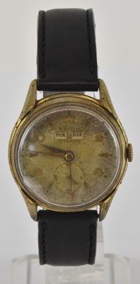 Lot 1659 - ALIDO; a vintage gentleman's stainless steel...