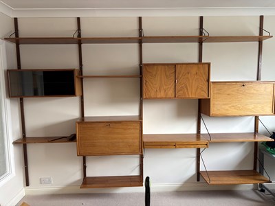 Lot 2766 - POUL CADOVIUS FOR CADO; a teak 'Royal System'...