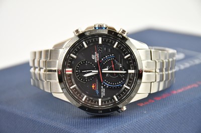 Lot 1492 - EDIFICE; a Casio Red Bull Racing limited...