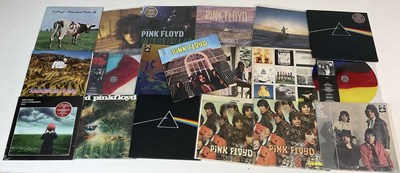 Lot 2457 - PINK FLOYD; nineteen records comprising 'A...