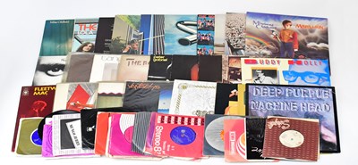 Lot 336 - ROCK & POP; a collection of LPs and singles,...