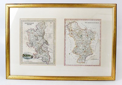 Lot 852 - Two hand-coloured maps, Buckinghamshire, by...