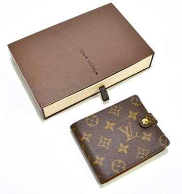 Lot 689A - LOUIS VUITTON; a Monogram canvas notebook...