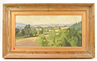 Lot 1422 - PETER JOHN GARRARD (1929-2004); oil on board, Gloucestershire 69