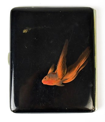 Lot 419 - DUNHILL; a c.1930s Namiki cigarette case, the...
