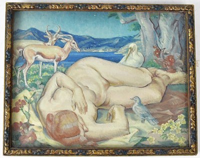 Lot 731 - EDWARD CARTER PRESTON (1886-1965); watercolour...