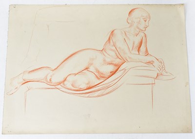 Lot 465 - EDWARD CARTER PRESTON (1886-1965); crayon...