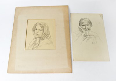 Lot 482 - EDWARD CARTER PRESTON (1886-1965); two pencil...