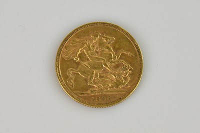 Lot 594 - A Victoria full sovereign, 1896, old head,...