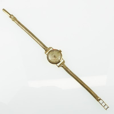 Lot 1269 - ETERNA; a ladies' vintage 14ct gold wristwatch,...