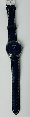 Lot 698 - ROVINA; a gentleman's stainless steel...