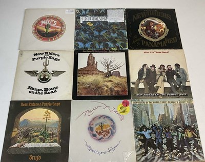 Lot 2499 - NEW RIDERS OF THE PURPLE SAGE; nine albums...