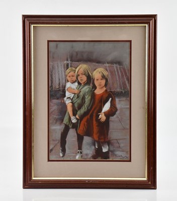 Lot 105 - MARC GRIMSHAW (born 1957); pastel, three...