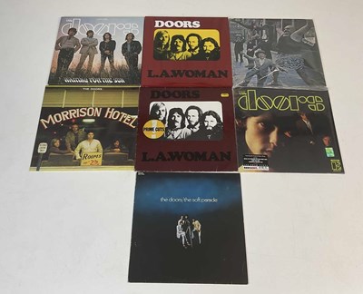 Lot 2520 - THE DOORS; seven albums comprising 'L.A. Woman'...