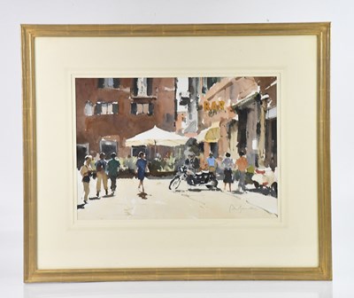 Lot 87 - JOHN YARDLEY (born 1933); watercolour, 'The...