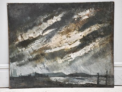 Lot 154 - MARY GASKELL (MAJOR); oil on board, industrial...