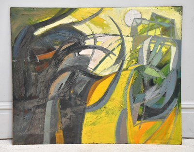 Lot 174 - MARY GASKELL (MAJOR); oil on board, stylised...