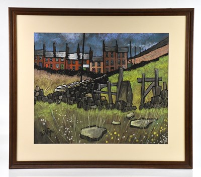 Lot 96 - BRIAN PHILLIPS (born 1939); pastel, 'Jethro's...