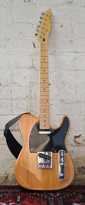 Lot 1324 - A Telecaster style six string electric guitar.